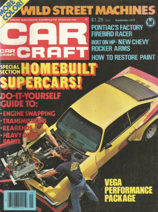 CAR CRAFT 1977 SEPT - NEW TRANS AM, POLICE PACKAGE*